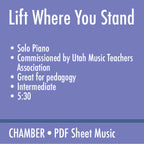 Lift Where You Stand (solo piano)