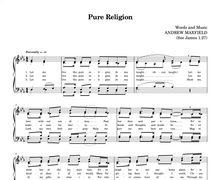Load image into Gallery viewer, Pure Religion (SATB Hymnal)