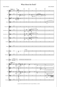 What About the Duck? (Orchestral Score & Parts)