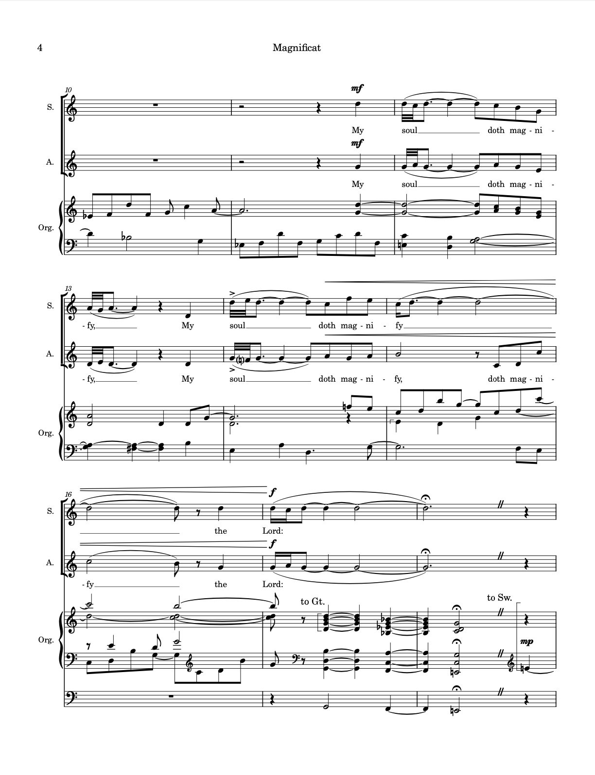 Magnificat & Nunc Dimittis (Holleman Service)