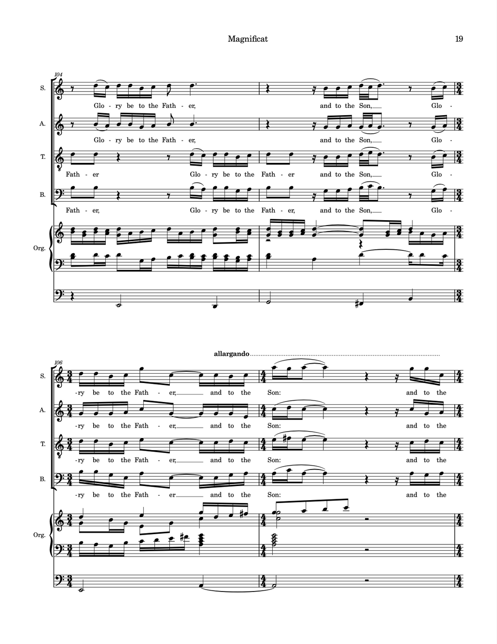 Magnificat & Nunc Dimittis (Holleman Service)