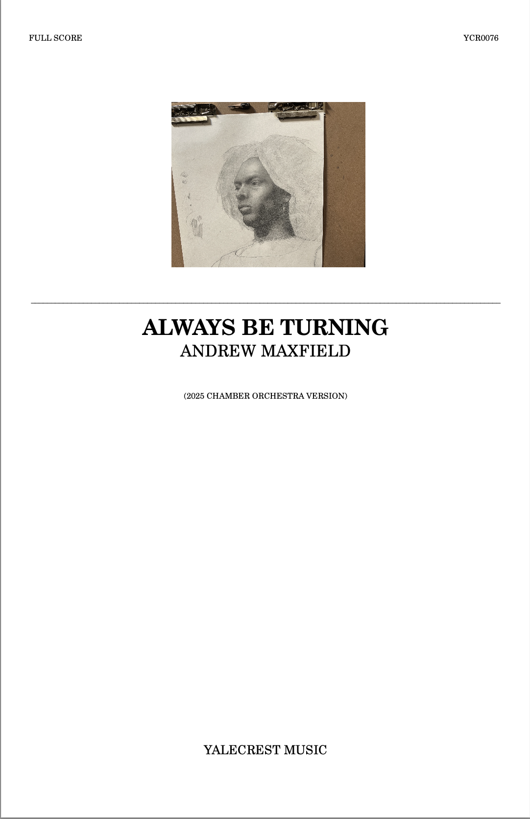 Always Be Turning (Orchestral Score & Parts)