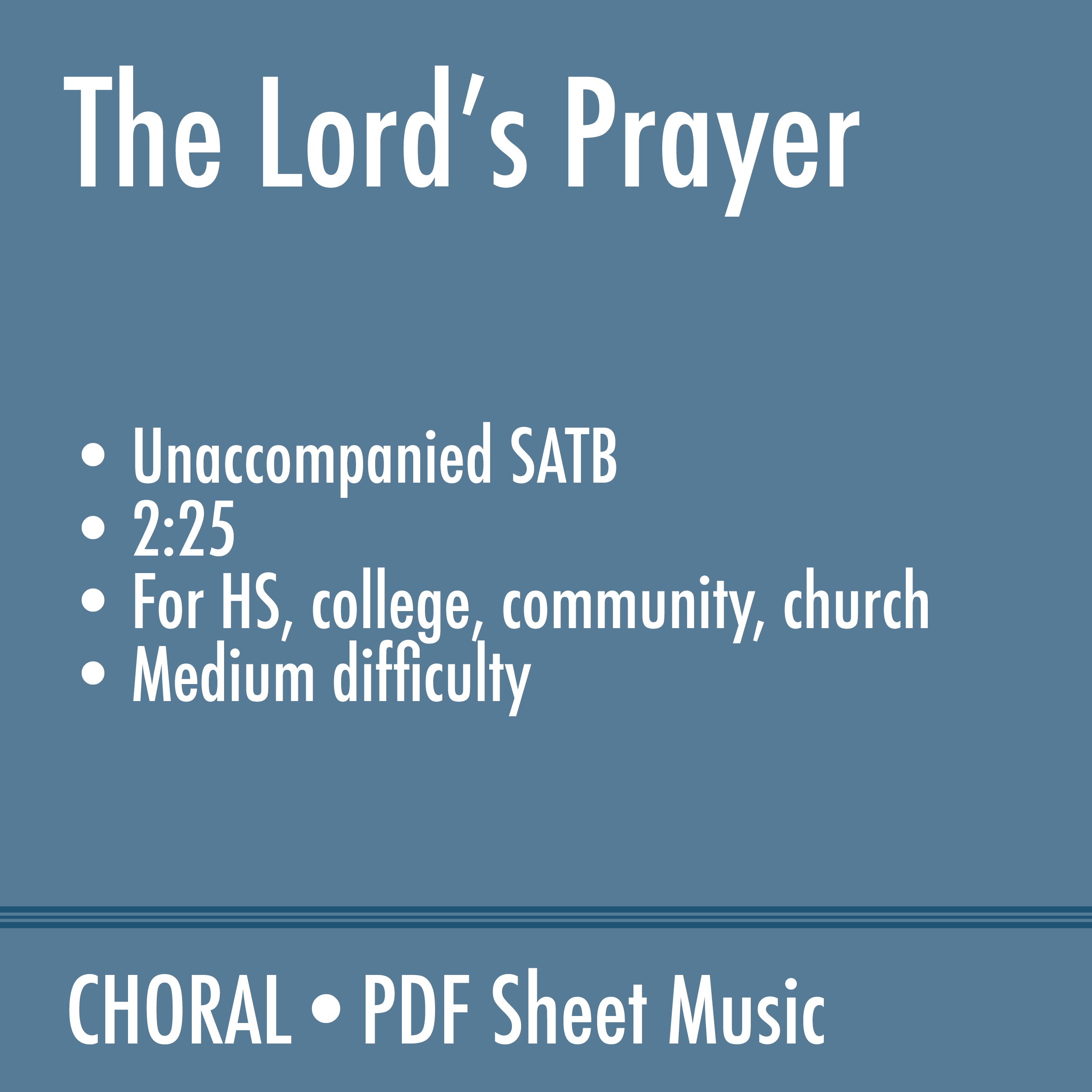 The Lord's Prayer