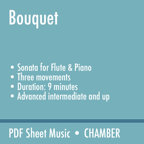 Bouquet: An Open-Ended Sonata for Flute and Piano