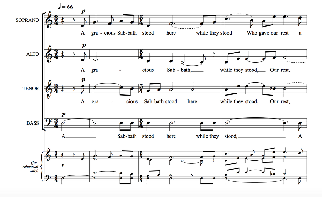 A Gracious Sabbath Stood Here