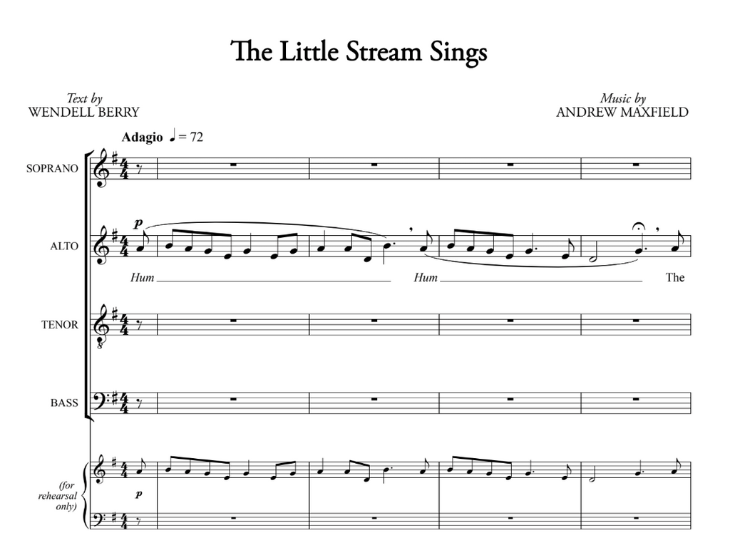 The Little Stream Sings