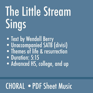 The Little Stream Sings