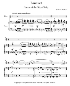 Bouquet: An Open-Ended Sonata for Flute and Piano