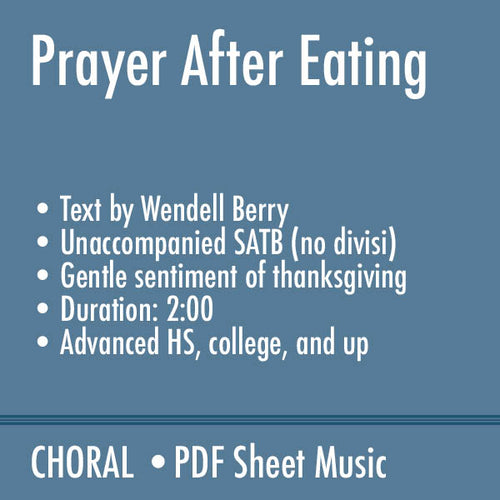 Prayer After Eating