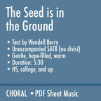 The Seed is in the Ground